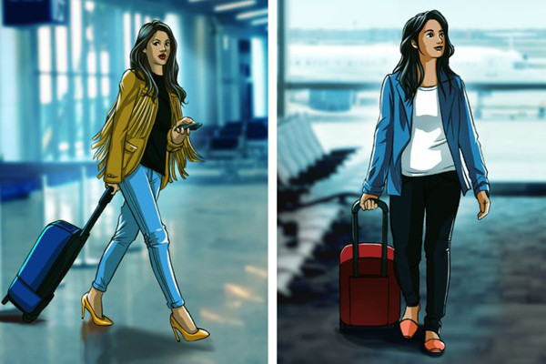 Vật liệu dễ cháy. Các tai nạn, xự cố hỏa hoạn trên máy bay không phổ biến song không phải không xảy ra. Chính vì vậy, bạn nên tránh xa những vật liệu dễ cháy. Ngay cả trang phục cũng nên tránh vải mỏng, bông và lanh. Thay vào đó, chọn các loại vải dày dặn sẽ an toàn hơn nếu xảy ra hỏa hoạn.