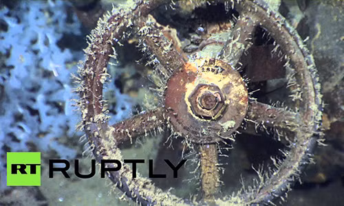 Bat ngo tim thay tau chien lon nhat the gioi duoi bien