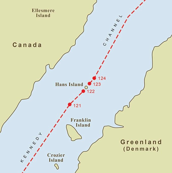 Đến ngày 14/6/2022, Canada và Đan Mạch chính thức công bố thỏa thuận phân chia đảo Hans, từ đó tạo đường biên giới trên bộ đầu tiên giữa Canada và châu Âu. Theo đó, "cuộc chiến rượu whisky" kết thúc sau 49 năm mà không có thương vong nào.