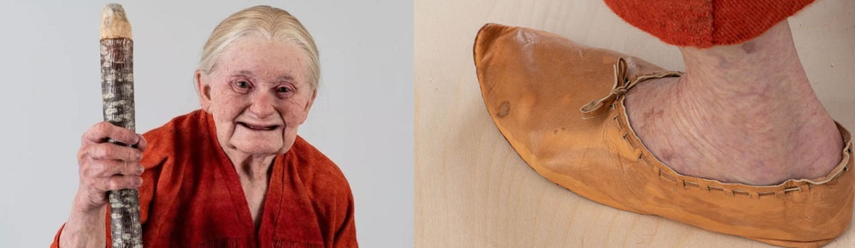 Khác với nhiều bản phục dựng gương mặt dựa trên bản chụp X- quang hoặc chụp cắt lớp vi tính, nghệ sĩ Foldberg tập trung vào bộ xương để tạo ra mô hình 3D của Tora. Đối với màu da, Foldberg sử dụng silicon và tạo cả những vệt đồi mồi trên cơ thể bà. Phần lông mày, lông mi và tóc được ông tỉ mỉ gắn từng sợi một.