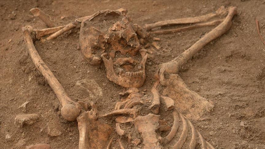 Không những vậy, những thi hài đó có hộp sọ rất lớn nhưng không có mắt, mũi, miệng.