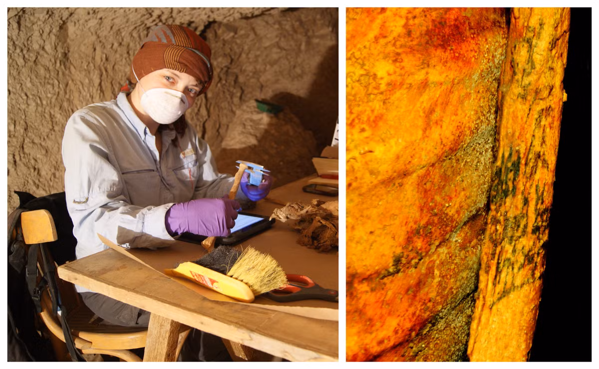 Ngoài ra còn có hình xăm họa tiết hình zigzag có thể biểu thị đầm lầy, liên quan tới dòng nước mát dùng để làm dịu cơn đau từ kỳ kinh nguyệt hoặc sinh nở.