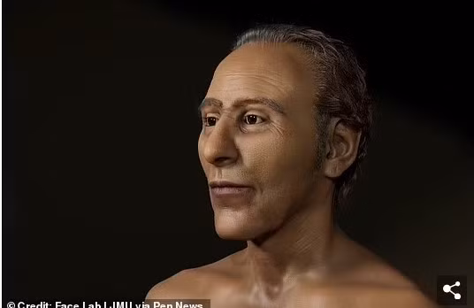 Sau đó, nhóm chuyên gia sử dụng mô hình 3D hộp sọ của ông để tái tạo các đặc điểm trên gương mặt của pharaoh Ai Cập vĩ đại này. Nhờ vậy, nhóm chuyên gia thành công với bản phục dựng gương mặt đầu tiên của pharaoh Ramesses II dựa trên ảnh chụp cắt lớp vi tính hộp sọ.