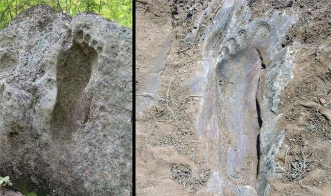 Ngoài ra, giới khảo cổ cũng tìm thấy nhiều dấu chân khổng lồ khác ở Tây Ban Nha, Sri Lanka, Paraguay, Bangalore, Botswana, Texas (Mỹ), Thái Lan, Canada, New Mexico, Nga, Alaska, Syria...