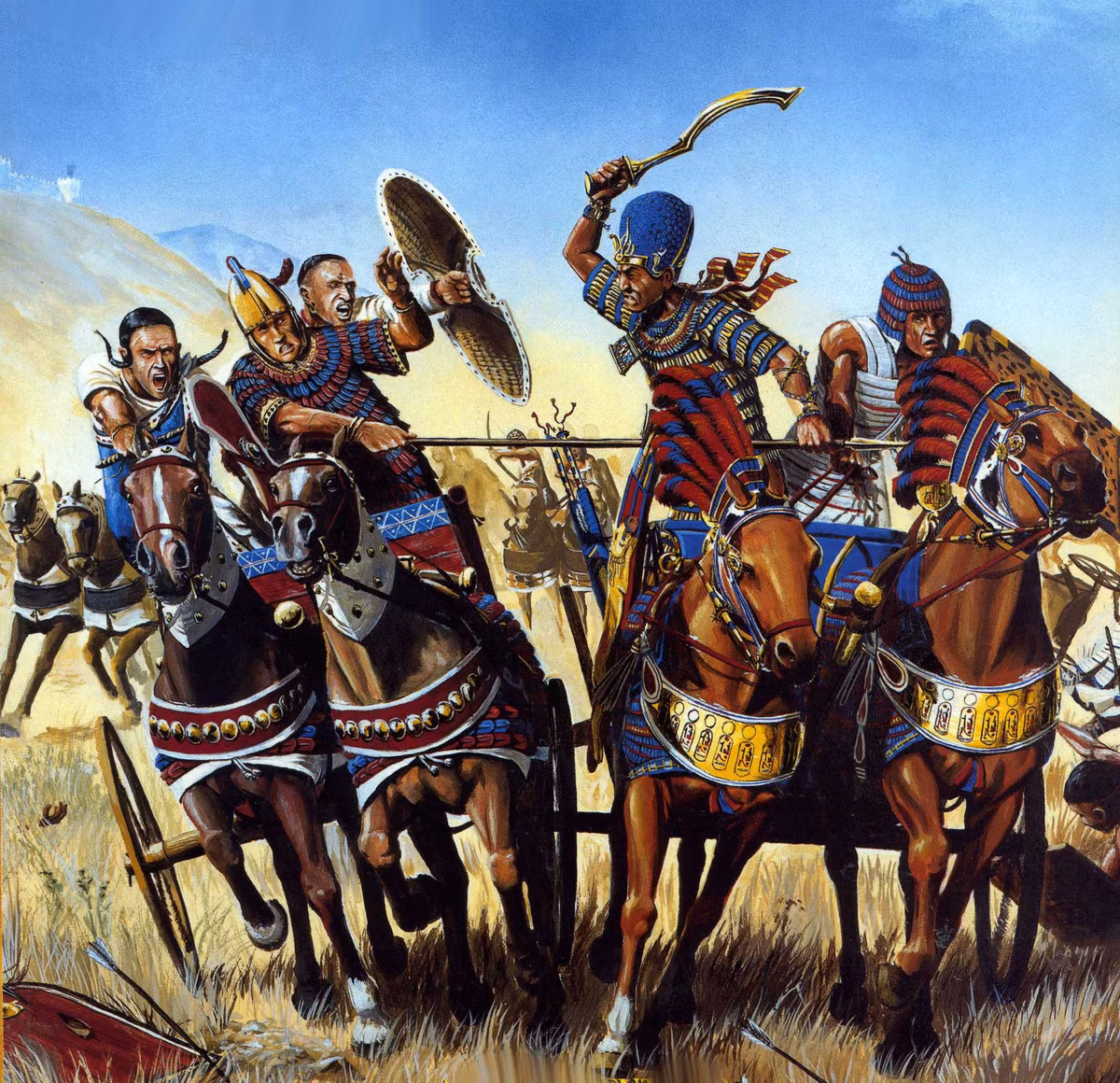 Khi biết sự thật này, Cambyses II vô cùng tức giận vì bị pharaoh Amasis lừa đối nên phát động chiến tranh. Vào thời điểm cuộc chiến nổ ra, pharaoh Amasis đã qua đời và truyền ngôi cho Psammenitus.