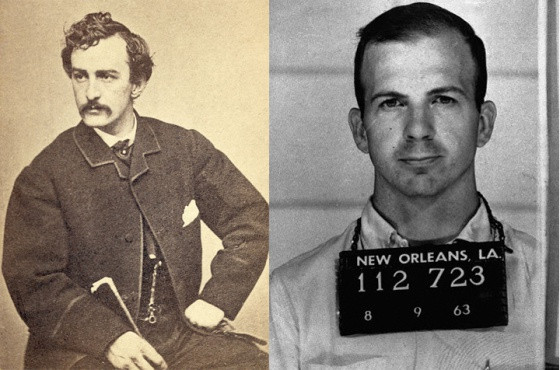 Lee Harvey Oswald sinh năm 1939. Điều này có nghĩa Booth và Oswald chào đời cách nhau tròn 100 năm. Tên của cả hai sát thủ này đều có 15 chữ cái. Trong khi Booth chạy trốn từ nhà hát và bị bắt trong một nhà kho thì Oswald tẩu thoát từ nhà kho và sa lưới tại nhà hát.