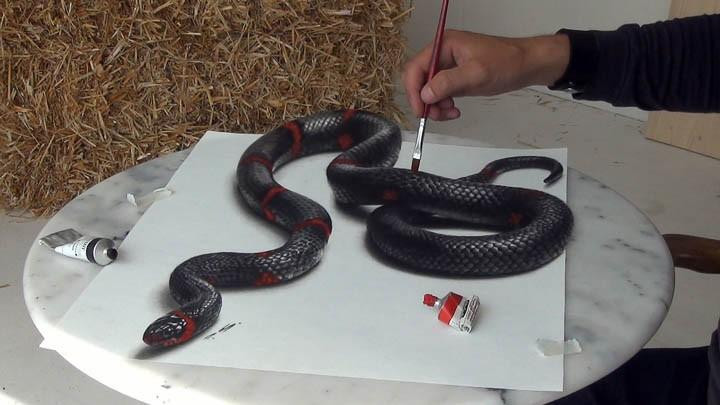 Tuy nhiên, đáp trả lại những chỉ trích đầy ác ý này, Stefan Pabst chỉ đơn giản là tải lên những video quay lại cảnh anh vẽ từng bước một, đập tan tất cả nghi ngờ của mọi người.