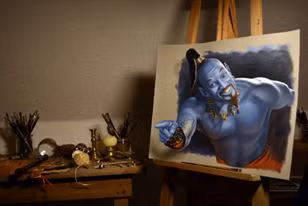 Dưới bàn tay tài hoa của Stefan Pabst, dù là dùng bút chì than đơn giản hay các loại màu, những bức tranh của anh cũng sống động như thật.