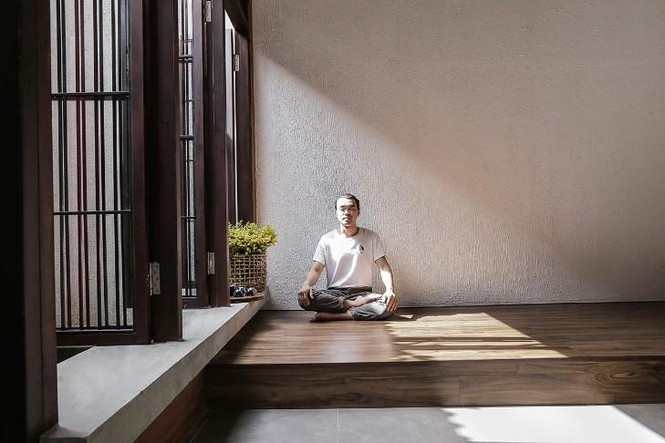 Nét văn hóa Nhật được thể hiện rõ trong ngôi nhà, các thành viên có thể uống trà, thiền…