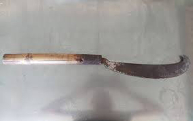 Khi ánh mặt trời dần khuất hẳn sau rặng núi phía xa, khu rừng Cóc Cái càng trở nên âm u lạ thường. Trong ánh sáng lờ mờ của chiếc đèn pin cũ kĩ, người mẹ phát hiện ra con dao quắm mà chị L. mang đi lượm củi trước đó bị vứt chỏng chơ giữa vạt rừng. Cách đó vài bước chân là đôi dép lê và chiếc cặp tóc cùng rất nhiều vết máu bị vương vãi. (Ảnh minh họa, nguồn internet) 