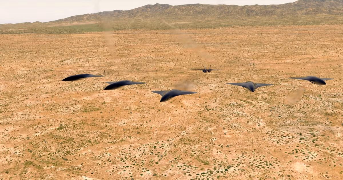 Máy tính của Arrow sẽ phải đồng bộ với các máy bay có người lái khác. Các chuyên gia của Kelly Aerospace nhận định, một chiếc tiêm kích F-16 bay phía sau chỉ huy khoảng 18-20 chiếc UAV phía trước thì chiếc tiêm kích này sẽ rất an toàn.