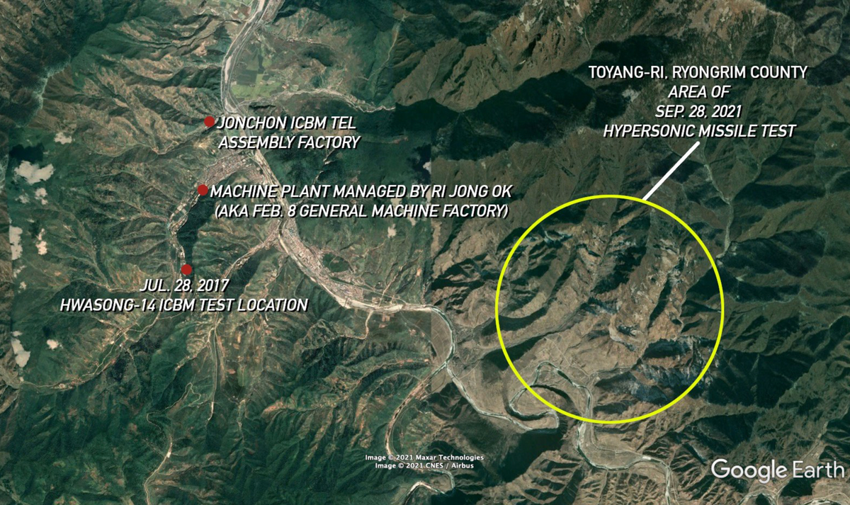 Tên lửa được bắn từ Mupyong Ri ở tỉnh Jagang, các nguồn tin từ Hàn Quốc cho biết đây là một thiết kế tên lửa mới có thể bao gồm một số loại phương tiện có thể điều khiển được, với các tính năng bay khác với những tên lửa mà Triều Tiên đã thử nghiệm trước đây, những thông tin này sau đó cũng được xác nhận bởi truyền thông nhà nước Triều Tiên.