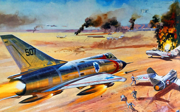 Các máy bay chiến đấu Mirage này đã trở thành nòng cốt của IAF trong cuộc Chiến tranh 6 ngày nổ ra vào năm 1967, trong đó Israel đã tiêu diệt phần lớn lực lượng không quân của các nước láng giềng trong những giờ đầu tiên của cuộc xung đột.