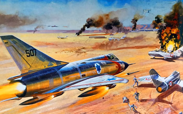 Các máy bay chiến đấu Mirage này đã trở thành nòng cốt của IAF trong cuộc Chiến tranh 6 ngày nổ ra vào năm 1967, trong đó Israel đã tiêu diệt phần lớn lực lượng không quân của các nước láng giềng trong những giờ đầu tiên của cuộc xung đột.