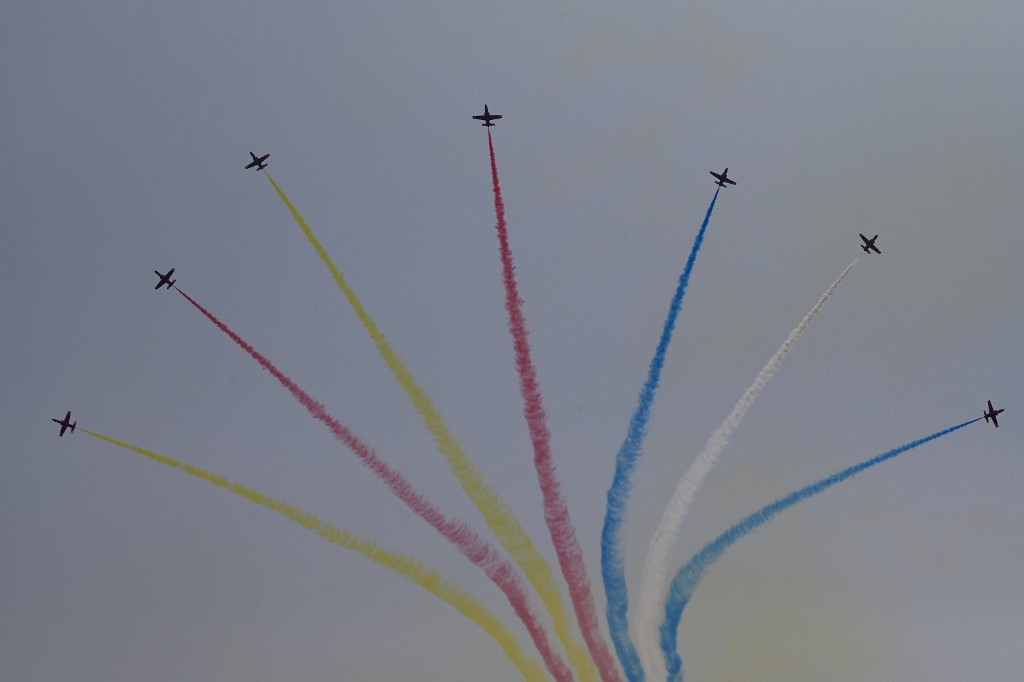 Trung Quốc nhiều lần thể hiện sức mạnh quân sự trên không tại các buổi trình diễn, triển lãm Hàng không Vũ trụ Quốc tế. Quân đội Trung Quốc cũng đang sở hữu rất nhiều loại UAV tối tân, có vũ khí đi kèm cùng khả năng trinh sát và tấn công. Nguồn ảnh: Dailymail.