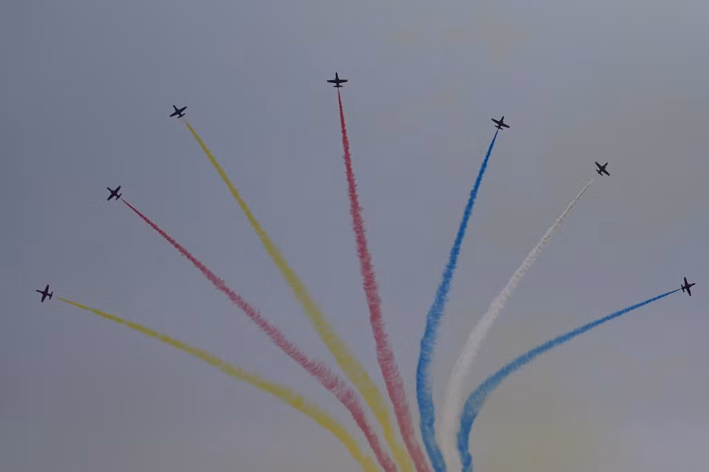 Trung Quốc nhiều lần thể hiện sức mạnh quân sự trên không tại các buổi trình diễn, triển lãm Hàng không Vũ trụ Quốc tế. Quân đội Trung Quốc cũng đang sở hữu rất nhiều loại UAV tối tân, có vũ khí đi kèm cùng khả năng trinh sát và tấn công. Nguồn ảnh: Dailymail.