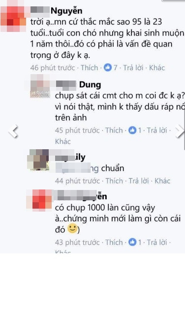 Thành viên một nhóm tâm sự, diễn đàn phụ nữ nổi tiếng thì lại "soi" rất kỹ vào bức ảnh chụp chứng minh thư nhân dân mà N.Như cung cấp và tự nhận đó là của mình. Theo ý kiến của bạn Thùy Dung, tấm ảnh đó hoàn toàn có thể làm giả bằng nhiều cách khác nhau như dán đè ảnh của người khác hoặc sử dụng Photoshop để thay đổi ngày tháng năm sinh bằng những thao tác không quá phức tạp. Và chi tiết đáng ngờ nhất trong bức ảnh chính là phần ảnh không có dấu đóng giáp lai.