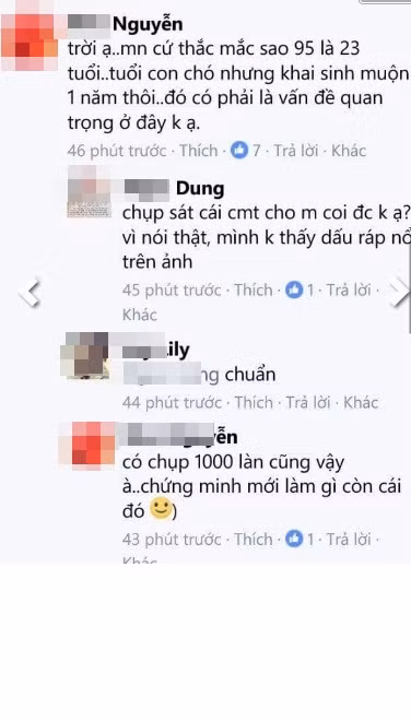 Thành viên một nhóm tâm sự, diễn đàn phụ nữ nổi tiếng thì lại "soi" rất kỹ vào bức ảnh chụp chứng minh thư nhân dân mà N.Như cung cấp và tự nhận đó là của mình. Theo ý kiến của bạn Thùy Dung, tấm ảnh đó hoàn toàn có thể làm giả bằng nhiều cách khác nhau như dán đè ảnh của người khác hoặc sử dụng Photoshop để thay đổi ngày tháng năm sinh bằng những thao tác không quá phức tạp. Và chi tiết đáng ngờ nhất trong bức ảnh chính là phần ảnh không có dấu đóng giáp lai.