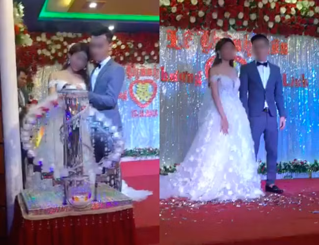 Được biết đám cưới của L. và Th. được tổ chức tại một nhà hàng khá sang trọng ở Phú Yên. Sau khi đám cưới diễn ra, ông Trần Văn D. - bố của L. đã tiết lộ một thông tin thực sự sốc trên báo Đất Việt về việc bản thân ông cùng mẹ của L., những người thân thiết trong gia đình nhà trai đều không đến dự đám cưới và lý do họ không đến là vì không được mời. Thậm chí trước đó, ông D. và gia đình hoàn toàn không biết gì về việc L. và Th. sẽ tổ chức đám cưới.