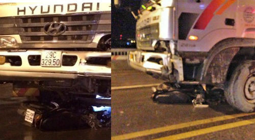 4. Phi xe máy trên cầu Thăng Long, nam thanh niên bị xe ben tông chết Khoảng 22h30 tối 1/6, khi đang lưu thông trên cầu Thăng Long theo hướng về trung tâm thành phố Hà Nội, xe máy do một nam thanh niên điều khiển đã xảy ra va chạm với một chiếc xe ben chạy theo hướng ngược chiều. Cú va chạm khiến nạn nhân văng xa khoảng 20m, tử vong tại chỗ. 