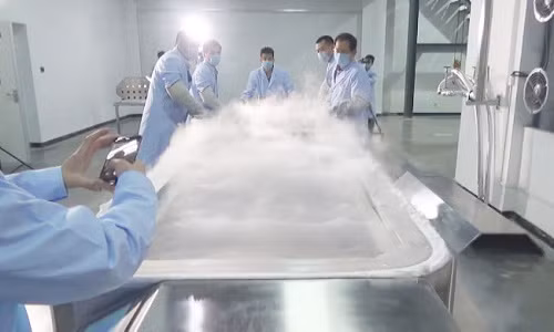 Xác người phụ nữ đông lạnh chờ hồi sinh được xử lý thế nào? Xac nguoi phu nu dong lanh cho hoi sinh duoc xu ly the nao?