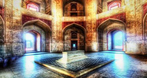 Vẻ đẹp bên trong lăng mộ.