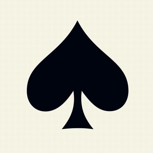 Spades - quân Bích. Đại diện cho thanh kiếm, không khí, sức mạnh của hơi thở và tâm lực, hiện thân cho người đàn ông. Trong bói toán, nó đại diện cho sự cách trở, không thuận lợi. Ví như quân hai bích mang hàm ý bạn gặp tổn thương do bạn đặt niềm tin quá nhiều ở một người rồi không được đền đáp xứng đáng.