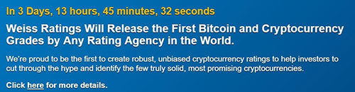 Thông báo được đưa ra trên trang web của Weiss Ratings.