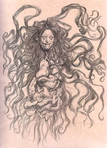 Ngoài ra, khi bị giật mình, nó cũng lộ nguyên hình là một sinh vật có bề ngoài đáng sợ.