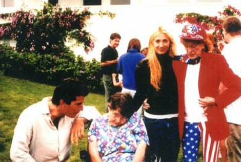 Rosemary đi nghỉ với gia đình