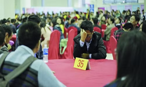 Vì tình trạng mất cân bằng giới tính nghiêm trọng, hàng chục triệu nam giới Trung Quốc sẽ khó tìm được vợ. Ảnh: SCMP.