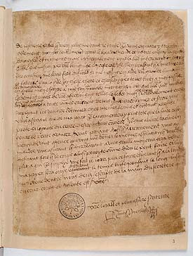 Bức thư từng được Vatican trưng bày cho công chúng chiêm ngưỡng trong cuộc triển lãm “Lux in Arcana (Ánh sáng của Bí mật) - Hé lộ Mật khố Vatican” năm 2012.