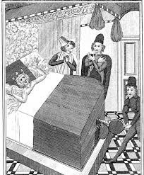 Theo nhà văn Blangdon, vua Charles II lâm trọng bệnh và phải quấn vải lanh ngâm rượu từ chân đến cổ.