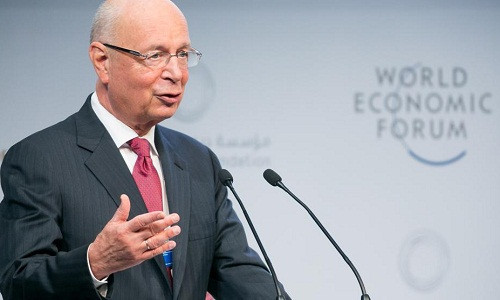 Chủ tịch điều hành Diễn đàn Kinh tế Thế giới Klaus Schwab. Ảnh: Benedikt von Loebell/World Economic Forum/Thenational.ae.