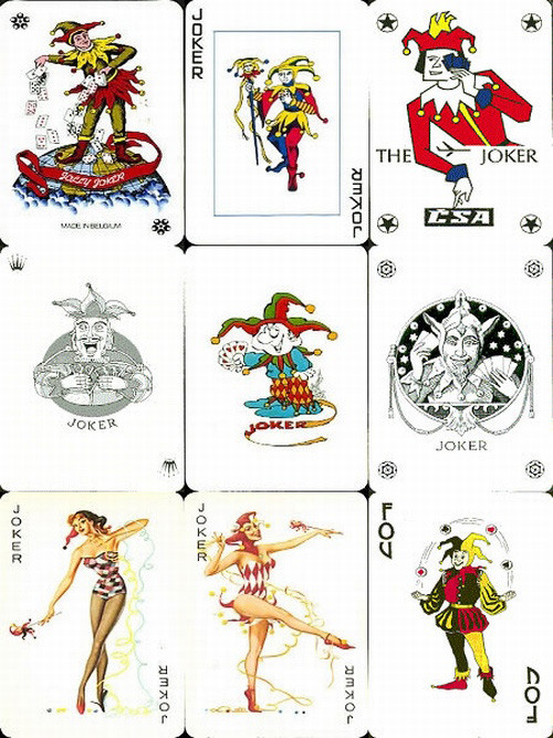 Các nhà sản xuất cho rằng họ làm quân phăng teo chỉ với mục đích gây hài, bản thân tác dụng của quân Joker cũng không nhiều, nó vốn là một quân bài tự do, không có luật chơi nào áp đặt lên được. Lá bài này phổ biến ở Đức, Mỹ; thậm chí ở đây chúng còn là lá bài chủ cao nhất, thậm chí được phép đại diện cho nhiều lá bài khác nhau.