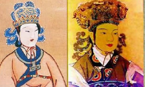 Phác họa về dung nhan Nữ hoàng đế Võ Tắc Thiên.