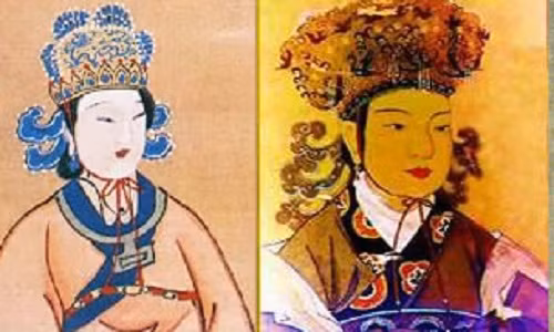 Phác họa về dung nhan Nữ hoàng đế Võ Tắc Thiên.