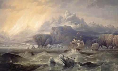 Nhóm thám hiểm của thuyền trưởng Franklin rời nước Anh và thực hiện chuyến hành trình khám phá Bắc Cực trên hai tàu HMS Erebus và Terror HMS.