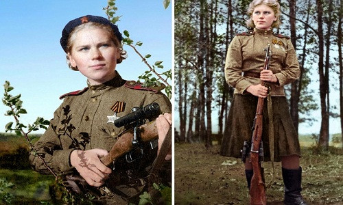 Những bông hồng thép trong đội ngũ lính bắn tỉa của Liên Xô không hề thua kém các đồng nghiệp nam trong việc tiêu diệt kẻ thù trên chiến trường.