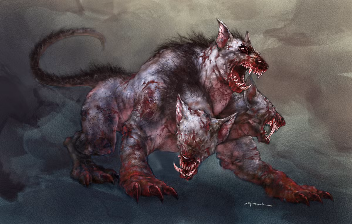 Mặc dù phải trông coi cổng địa ngục nhưng Cerberus vẫn ao ước có được một chiếc đầu người.