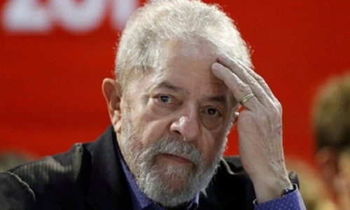 Cựu tổng thống Luiz Inacio Lula da Silva bị kết án 9 năm rưỡi tù vì tham nhũng. Ảnh: Reuters.
