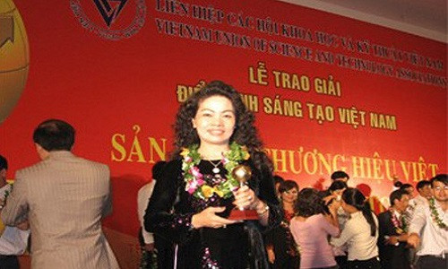 "Nữ doanh nhân vàng" Lê Thị Hương.