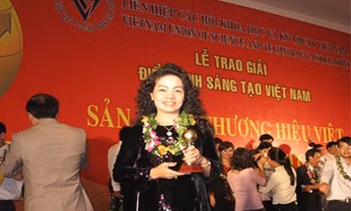 "Nữ doanh nhân vàng" Lê Thị Hương.