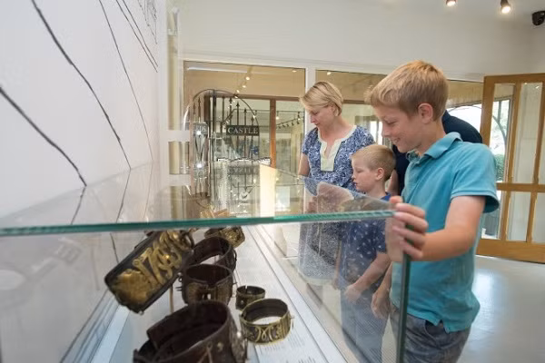 Bảo tàng vòng cổ cho chó được đặt trong lâu đài cổ Leeds ở Kent, Anh. Hơn 100 loại vòng cổ chó ra đời ở các giai đoạn lịch sử với nhiều kiểu dáng được trưng bày tại bảo tàng nổi tiếng thế giới này. Một số vòng cổ chó ở đây đã có lịch sử hơn 500 năm.