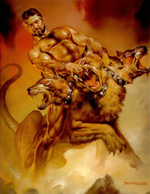 Quái vật chó ba đầu Cerberus trong thần thoại Hy Lạp được miêu tả là “thú cưng” của thần địa ngục Hades. Quái vật chó ba đầu Cerberus trong thần thoại Hy Lạp được miêu tả là “thú cưng” của thần địa ngục Hades.