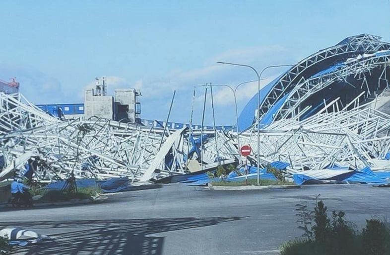 Sap nha xuong, 3 cong nhan Cty Thep Hoa Phat Dung Quat tu vong