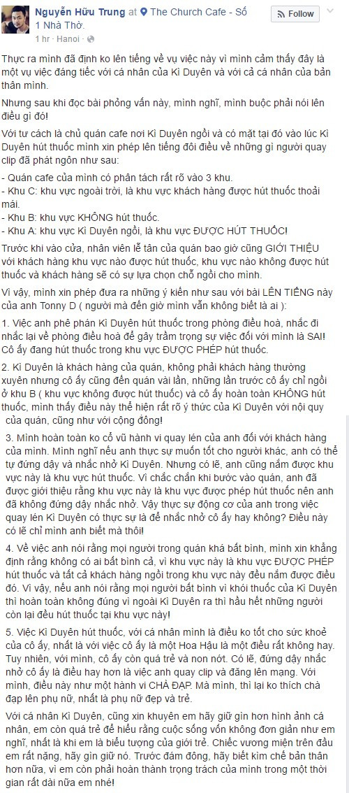 Chu quan len an nguoi quay clip Ky Duyen hut thuoc-Hinh-2