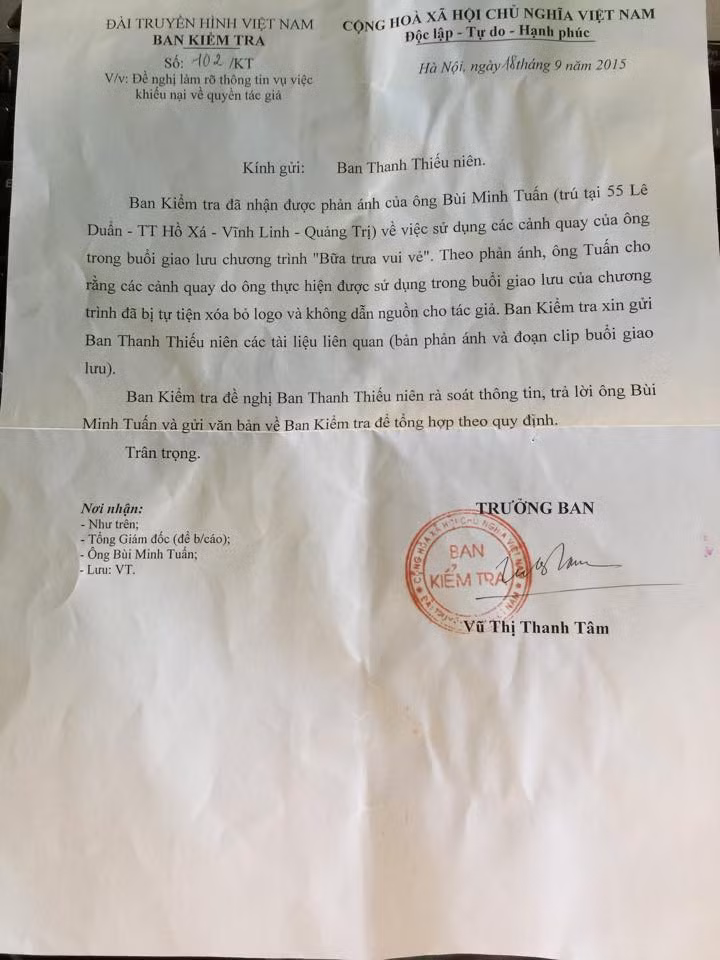 Kenh Youtube VTV bi tam ngung vi “chom chia” noi dung