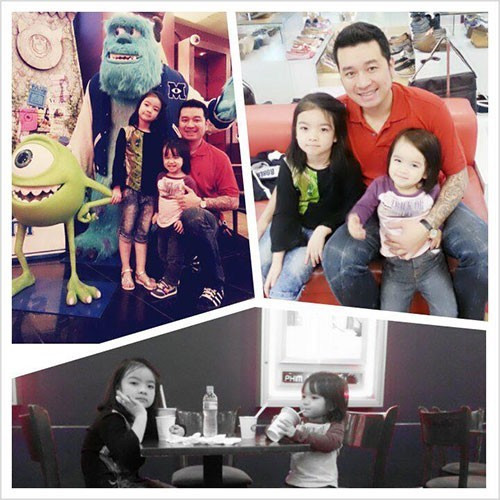 Anh là người yêu gia đình và chiều chuộng 2 cô con gái nhỏ .