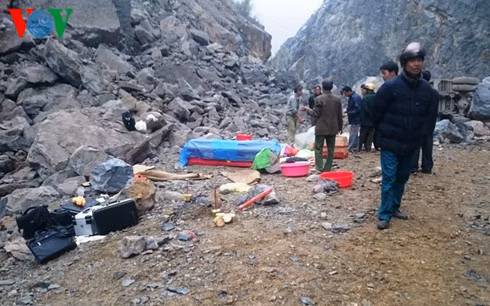 Hien truong vu sap mo da 8 nguoi gap nan